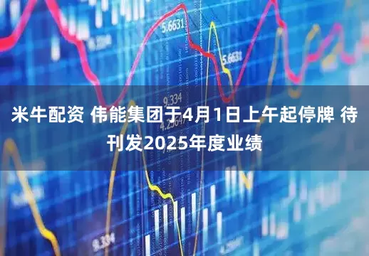 米牛配资 伟能集团于4月1日上午起停牌 待刊发2025年度业绩